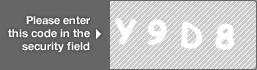 captcha code for visual authentication  letter Y number 9 letter D number 8