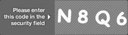 captcha code for visual authentication  letter N number 8 letter Q number 6