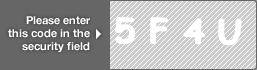 captcha code for visual authentication  number 5 letter F number 4 letter U