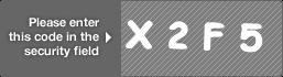captcha code for visual authentication  letter X number 2 letter F number 5