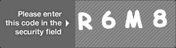 captcha code for visual authentication  letter R number 6 letter M number 8