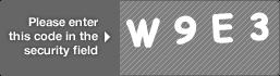 captcha code for visual authentication  letter W number 9 letter E number 3