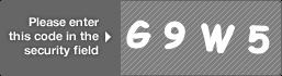 captcha code for visual authentication  letter G number 9 letter W number 5