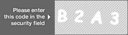 captcha code for visual authentication  letter B number 2 letter A number 3