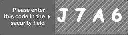 captcha code for visual authentication  letter J number 7 letter A number 6