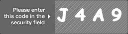 captcha code for visual authentication  letter J number 4 letter A number 9