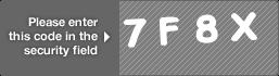 captcha code for visual authentication  number 7 letter F number 8 letter X