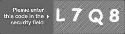 captcha code for visual authentication  letter L number 7 letter Q number 8